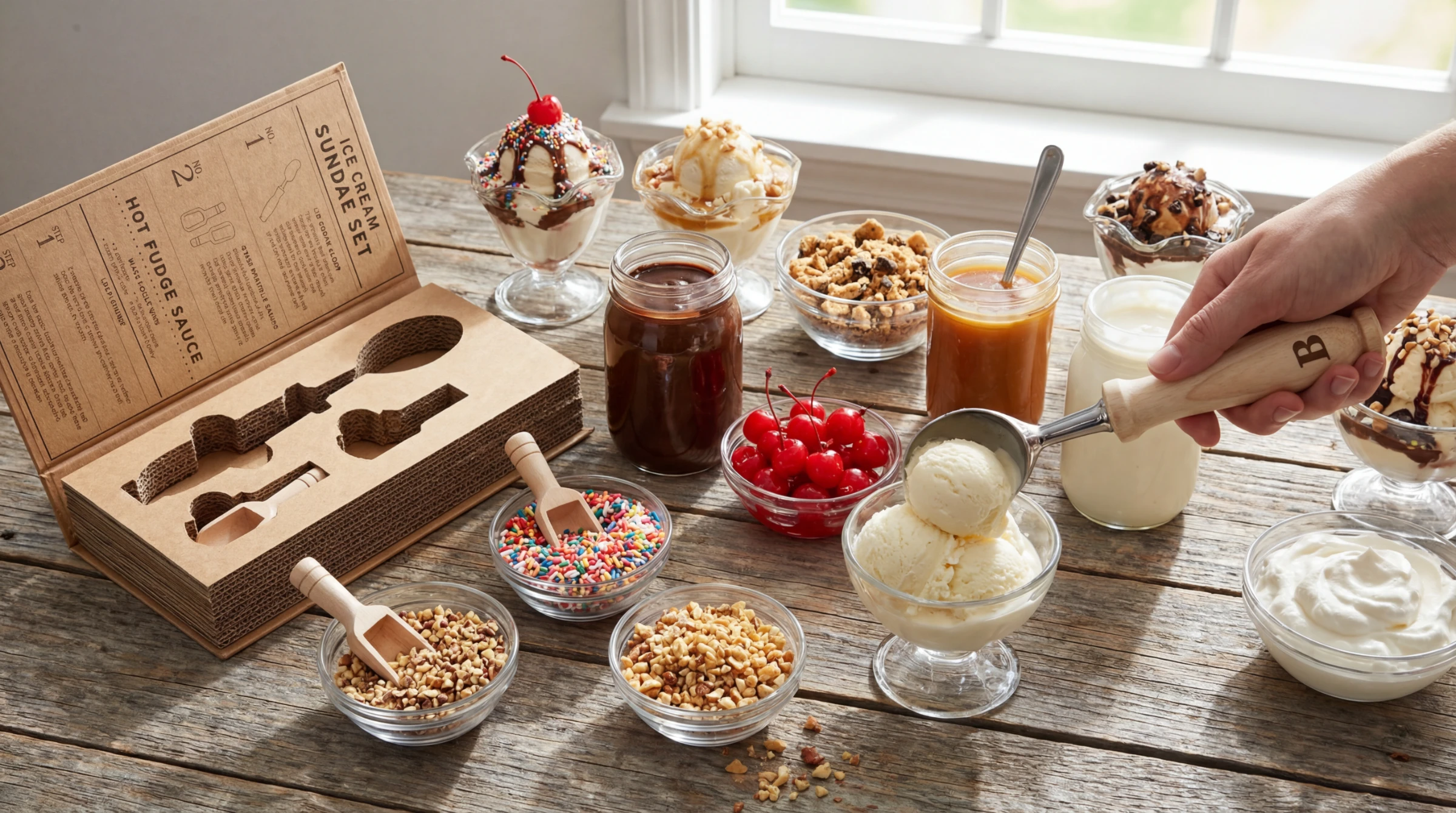 Ice Cream Sundae Set